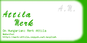 attila merk business card